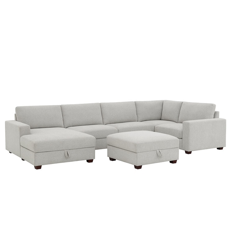 Ontai, Dellamore, Seccional de Tela con Almacenamiento