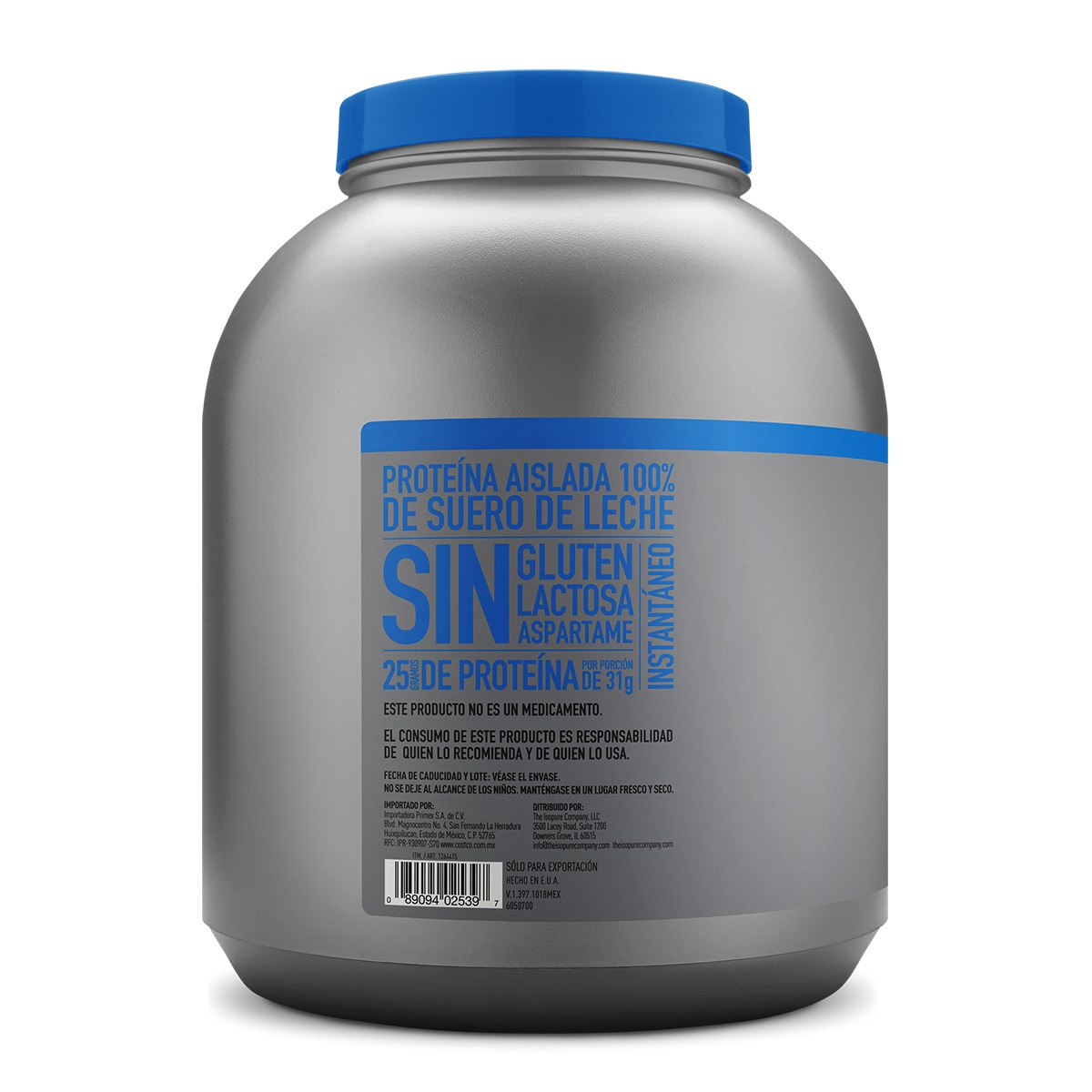 Isopure Proteína en Polvo Sabor Vainilla 2.04 kg