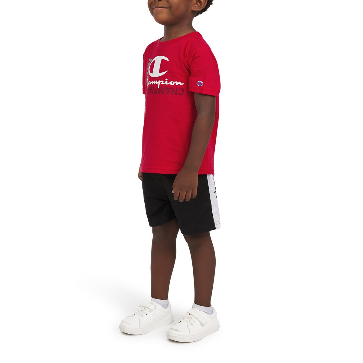 Champion Conjunto de 4 piezas para Niños y Niñas Rojo / Negro 6 Años