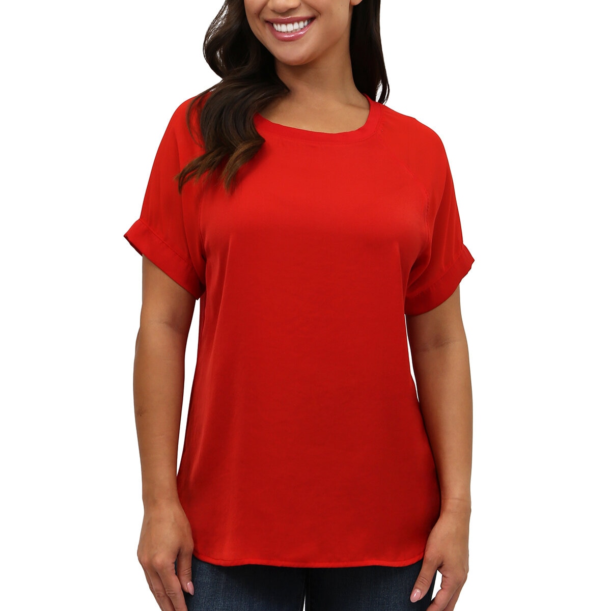 Leo & Nicole Blusa para Dama Rojo Chica