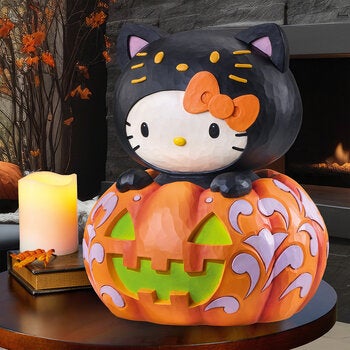 Jim Shore, Figura de Calabaza de Halloween de Hello Kitty Jim Shore, Figura de Calabaza de Halloween de Hello Kitty
