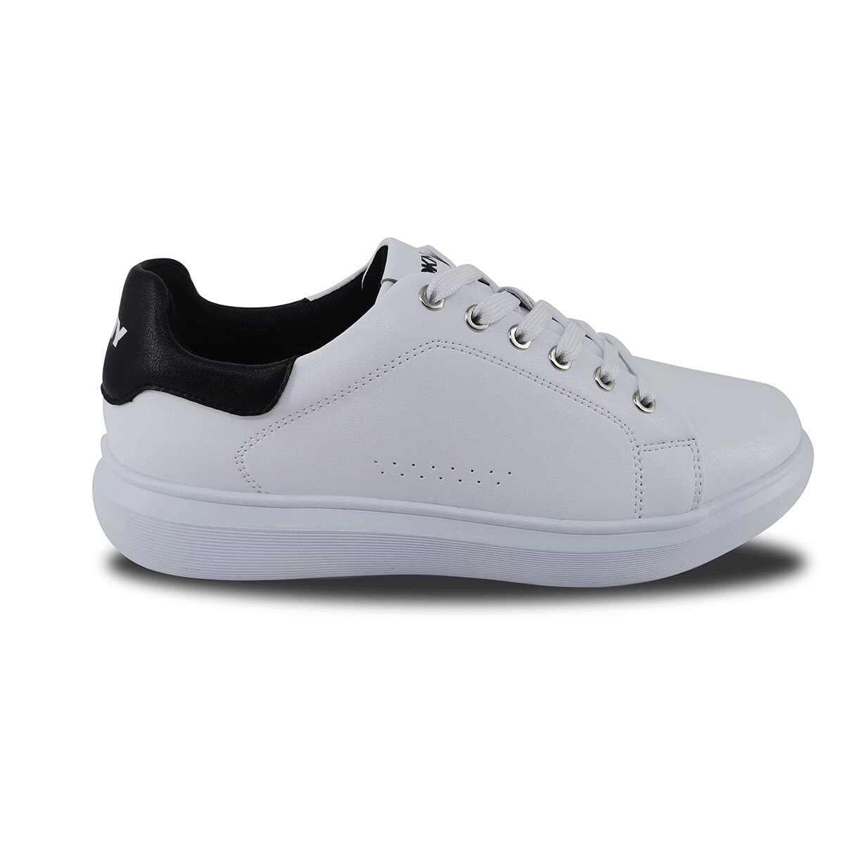 DKNY Tenis de piel para Caballero Blanco US 12 / MEX 30