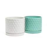 Over & Back, Set de 2 Macetas de Jardín con Platos