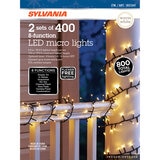 Sylvania Serie Navideña de 400 Luces LED, 2 Piezas