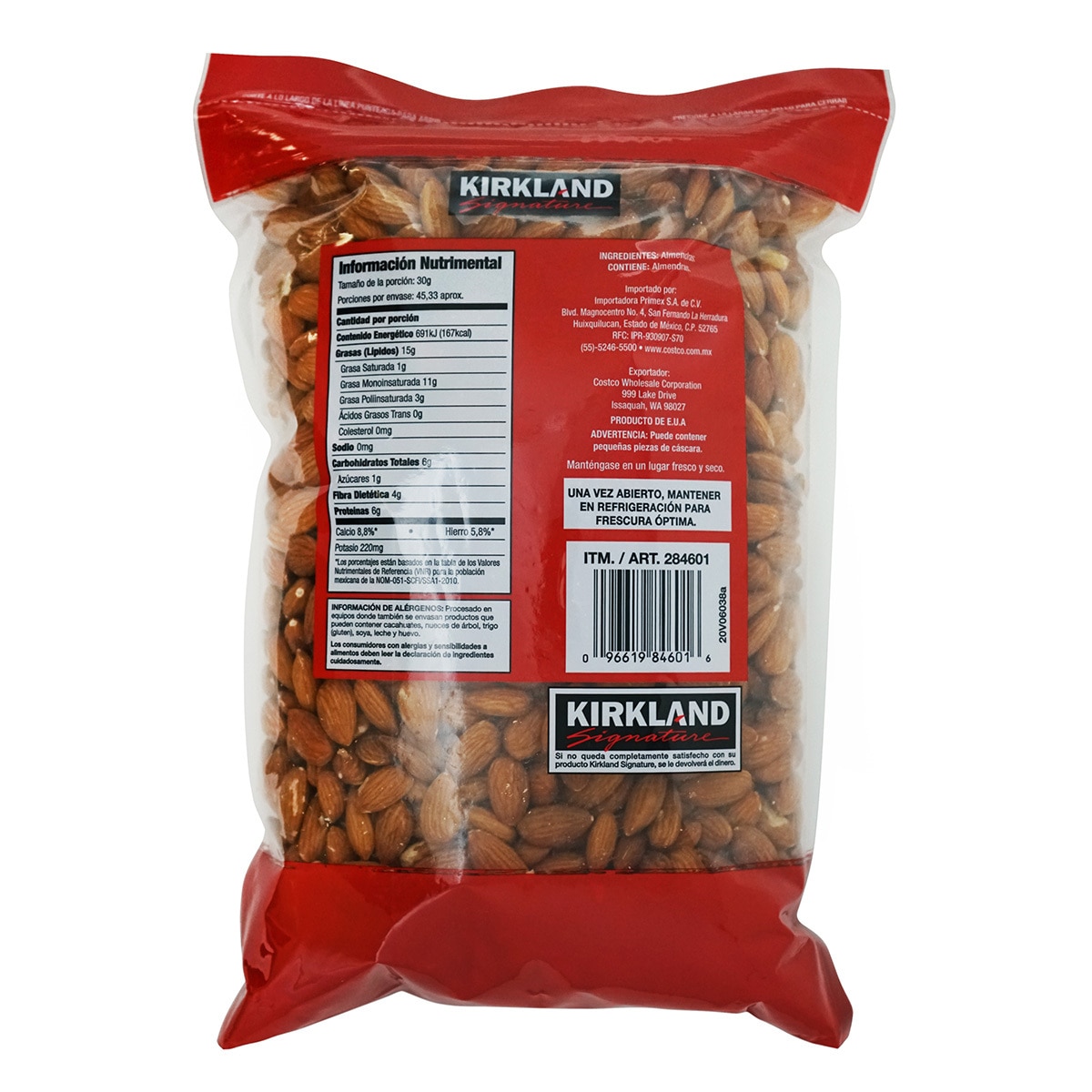 Kirkland Signature Almendras 1.36 kg