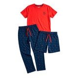 Original Penguin Pijama 3 piezas para Niños Naranja 12 / 14 Años Original Penguin Pijama 3 piezas para Niños Naranja 12 / 14 Años