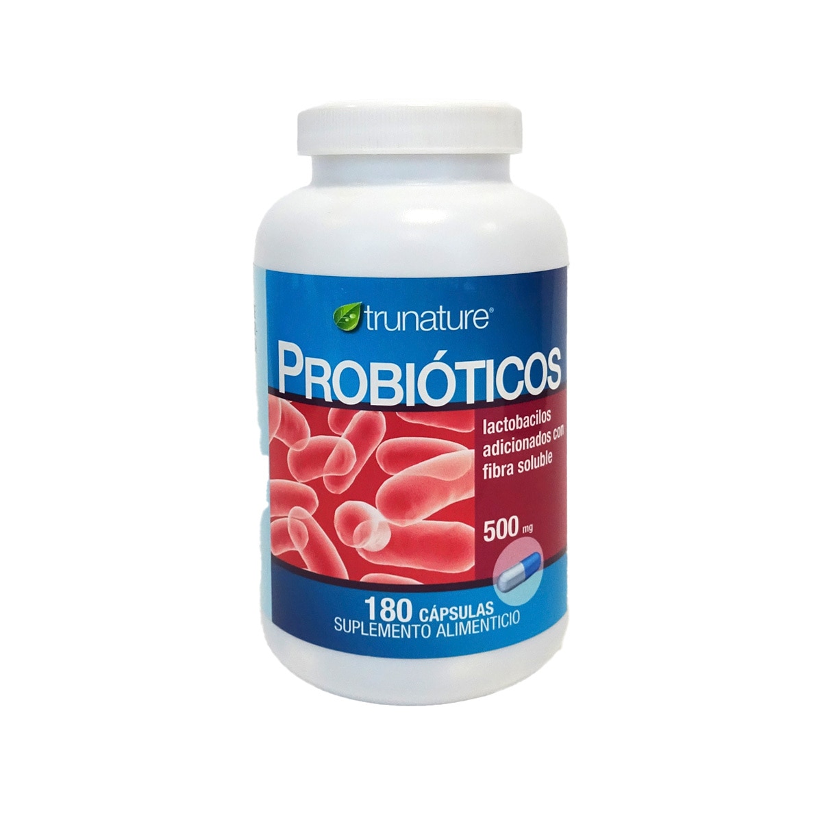 Trunature Probióticos Frasco con 180 cápsulas de 500mg