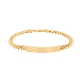 Pulsera de identificación para Caballero, Oro Amarillo 14K