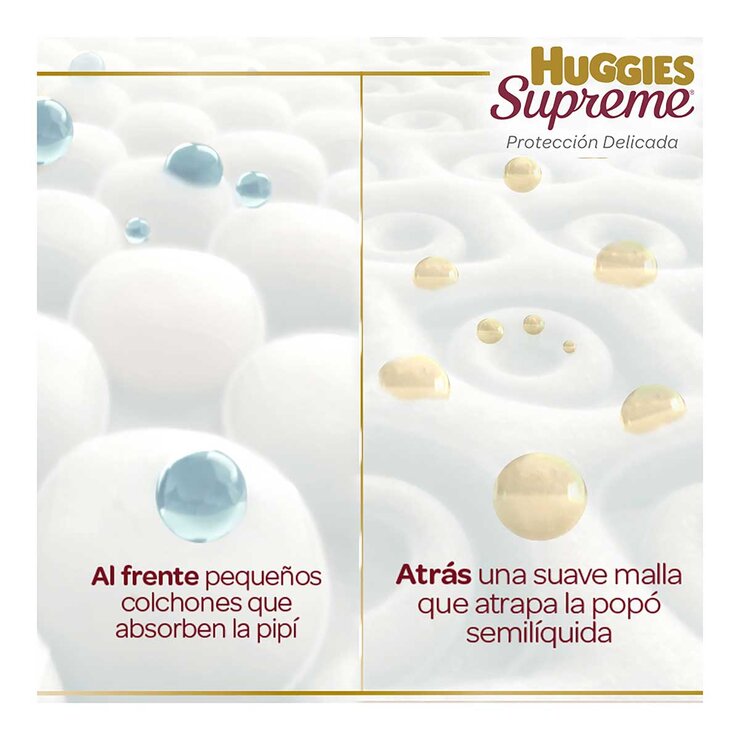 Huggies Supreme Platino Pañales Etapa 1 Unisex 120 pzas