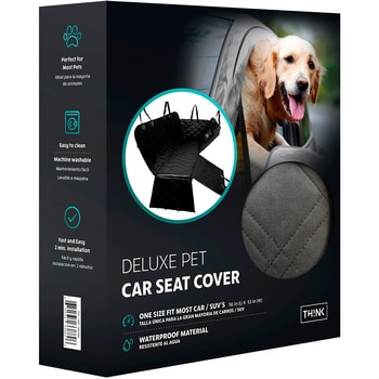 Think Design Cubierta para asientos de automóvil para mascotas