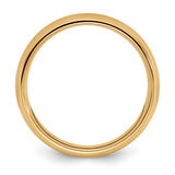 Argolla de matrimonio, 3mm, Comfort Fit, Oro Amarillo de 14K, Talla 10