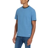 Scotch & Soda Amsterdam Playera para Caballero Azul Grande