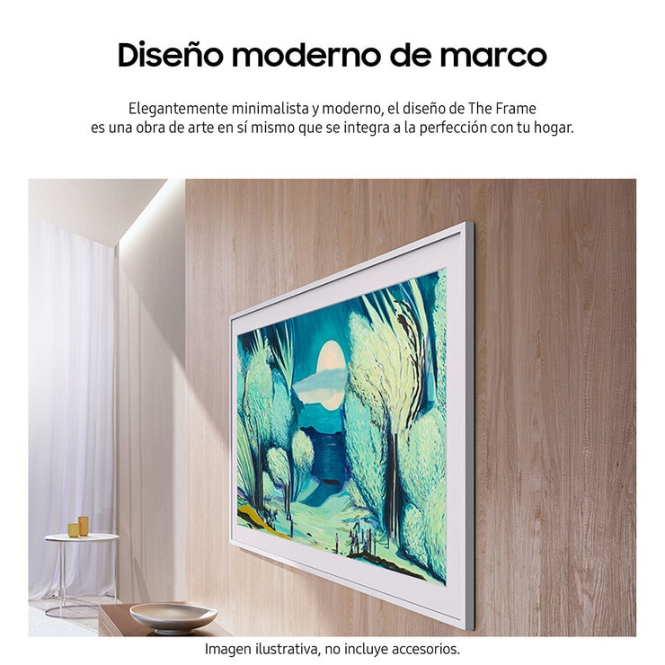 Samsung Pantalla 65" QLED The Frame 4K Smart TV + Marco
