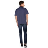 Calvin Klein Polo para Caballero Azul Mediana