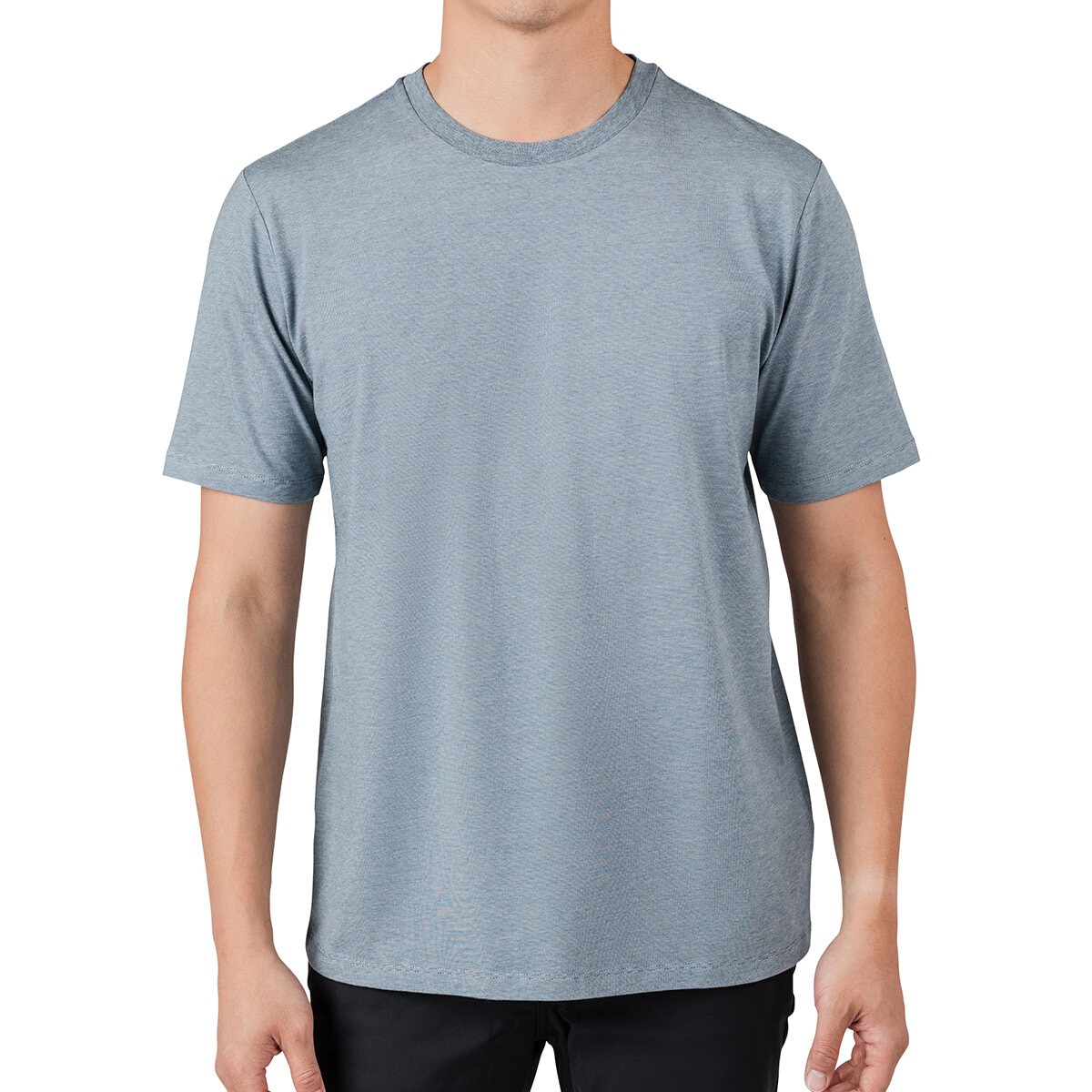 Rough Dress Playera para Caballero Azul cuello redondo Grande