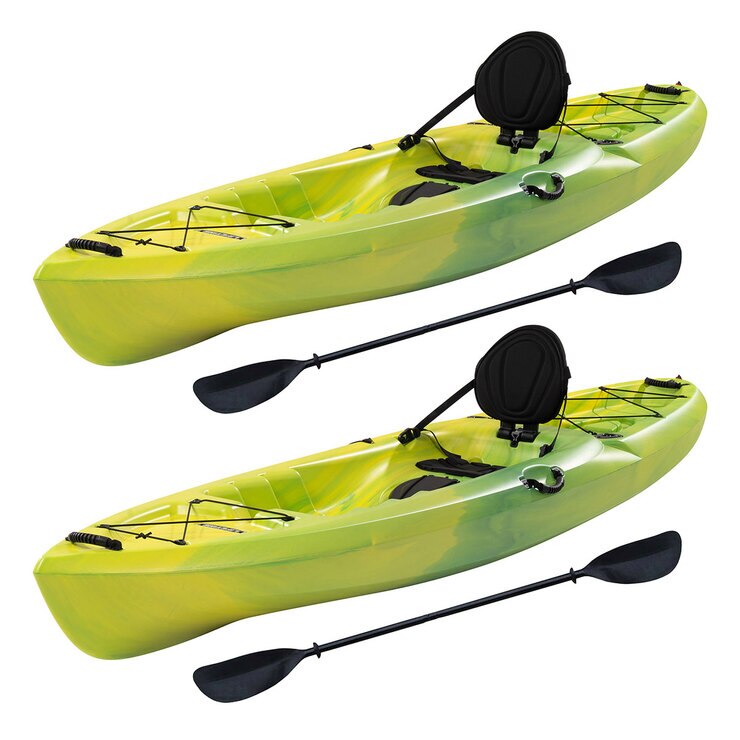 Lifetime set de dos Kayaks Temptation 110 con Remo Incluido Costco México