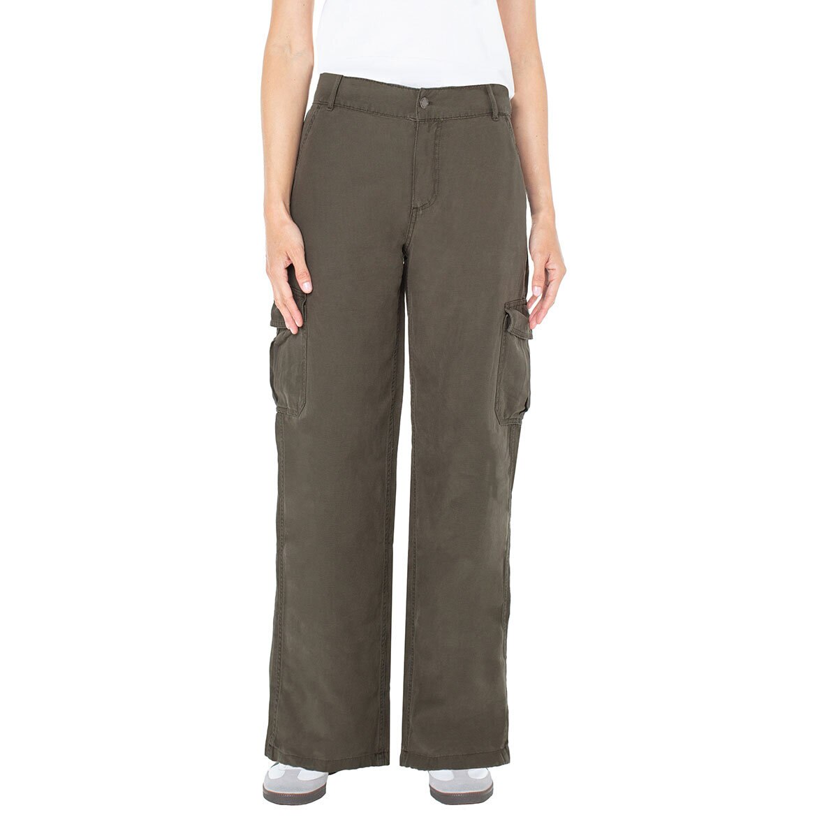 Well Worn Pantalones Cargo para Dama Café 10