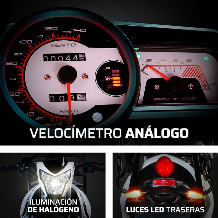 Vento Motocicleta Workman 250cc Blanco