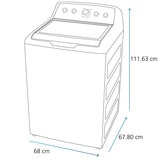 GE Lavadora Top Load 24Kg