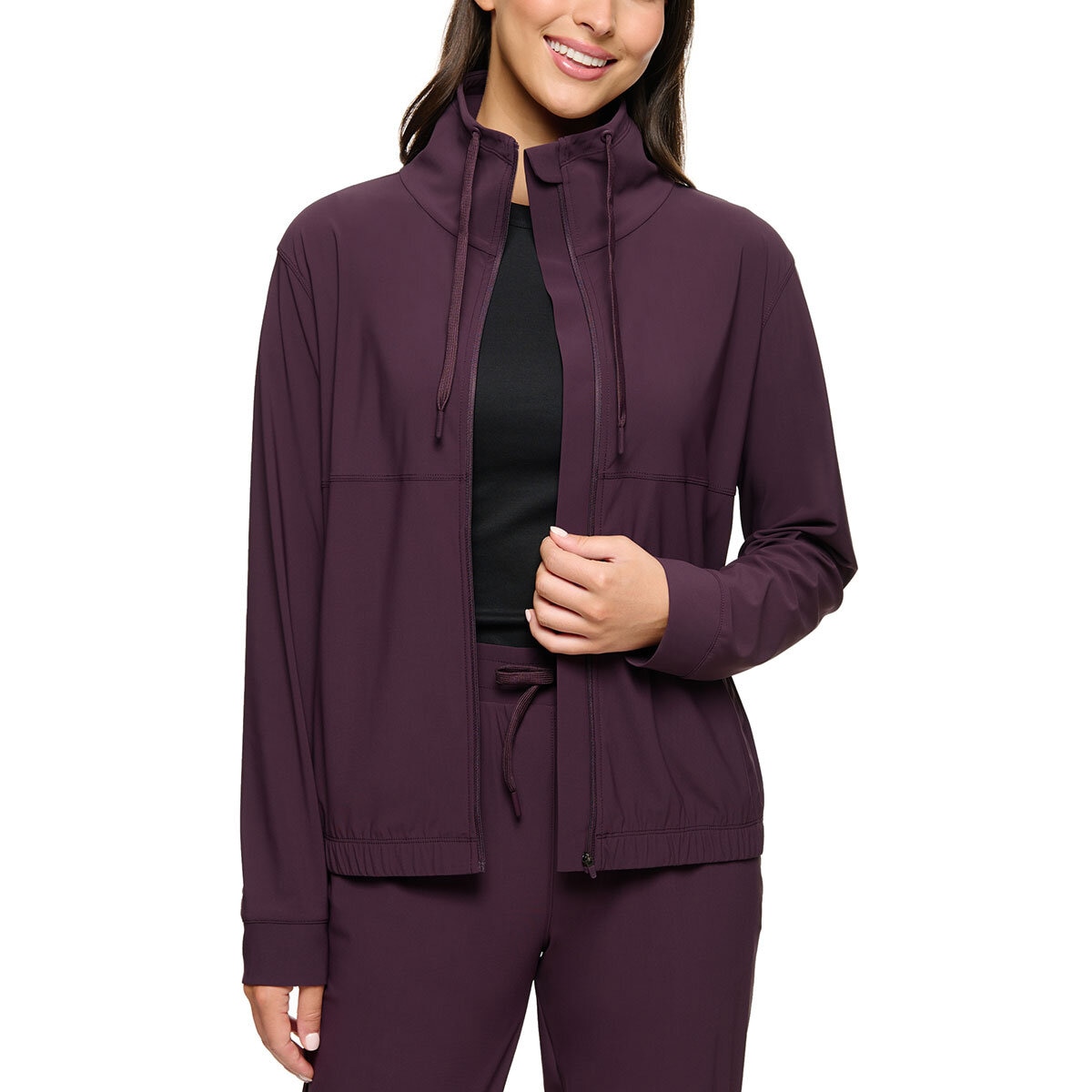 Kirkland Signature Chamarra Deportiva para Dama Morado Extra Chica