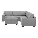 Thomasville, Langdon, Sofá Seccional de Tela de 3 piezas con Otomano con Almacenamiento