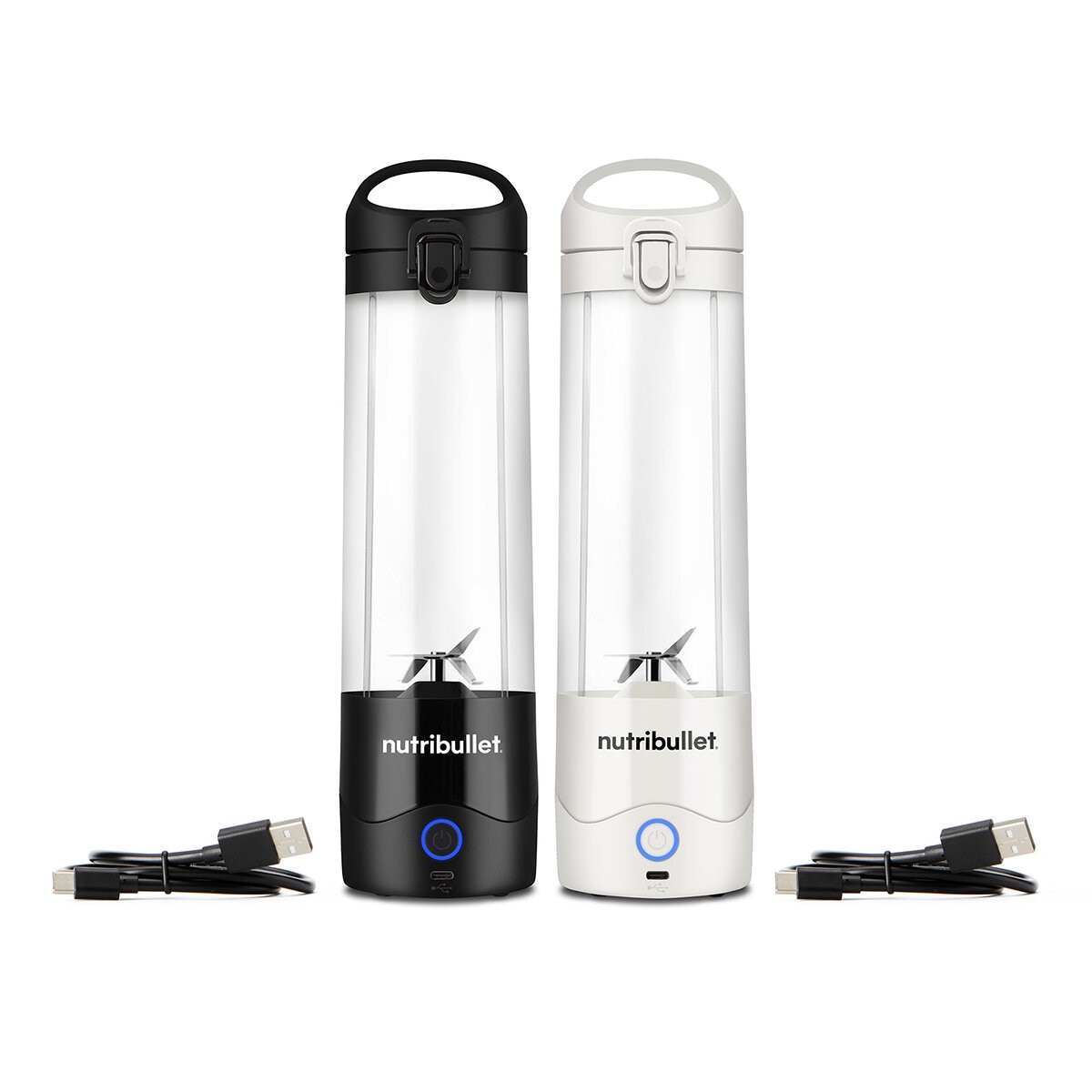 Nutribullet Licuadora Portátil 2 piezas, negro y blanca