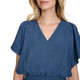 DKNY Vestido para Dama azul extra grande