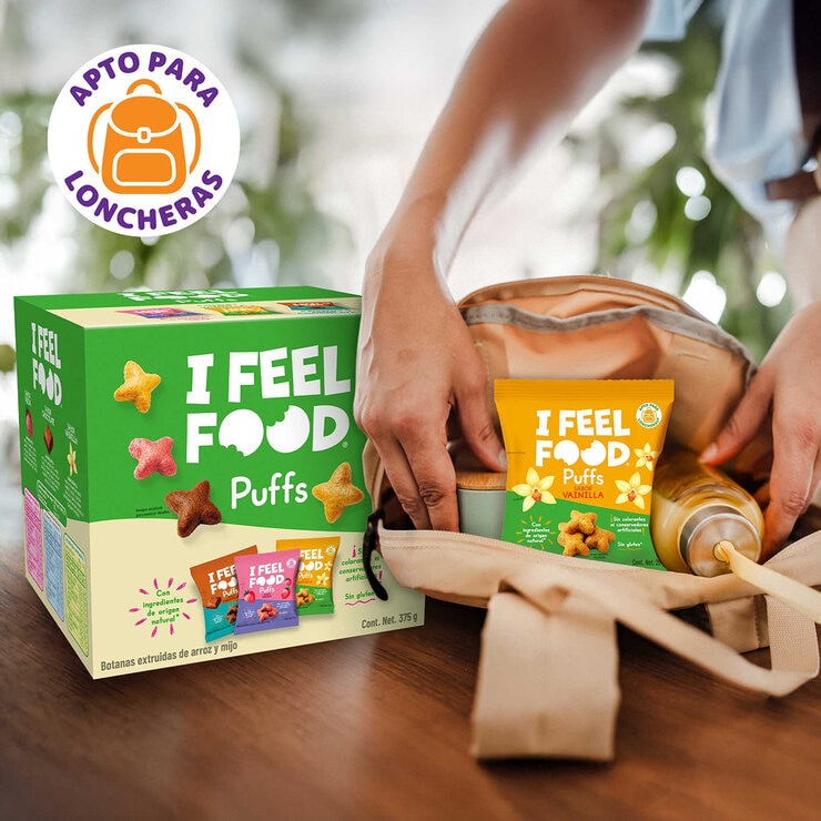 I Feel Food Puffs Botanas de Arroz y Mijo 15/25 g