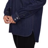 Buffalo David Bitton Camisa de jeans para Dama Azul lavado oscuro Extra Grande