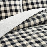 Casual Living, Juego de Edredón King de 3 piezas, Buffalo Check-Black
