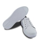 DKNY Tenis de piel para Caballero Blanco US 12 / MEX 30