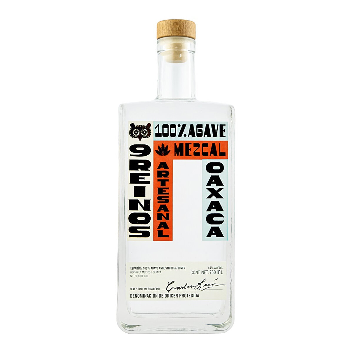 Mezcal 9 Reinos Espadín 750ml