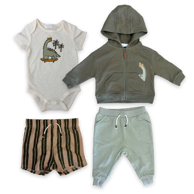 René Rofé Baby Conjunto de 4 Piezas para Bebés Varias Tallas y Colores