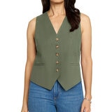 Matty M Chaleco de lino para Dama Varias Tallas y Colores