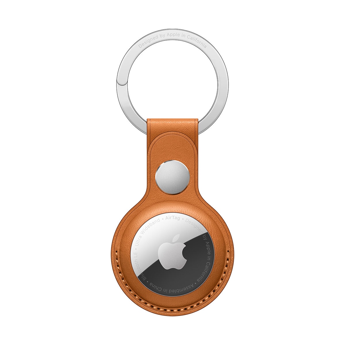 Apple Llavero de piel para el AirTag Café cuero
