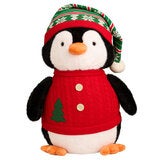 Familia de Pinguinos de Peluche Decorativos, Juego de 3 Pzas.