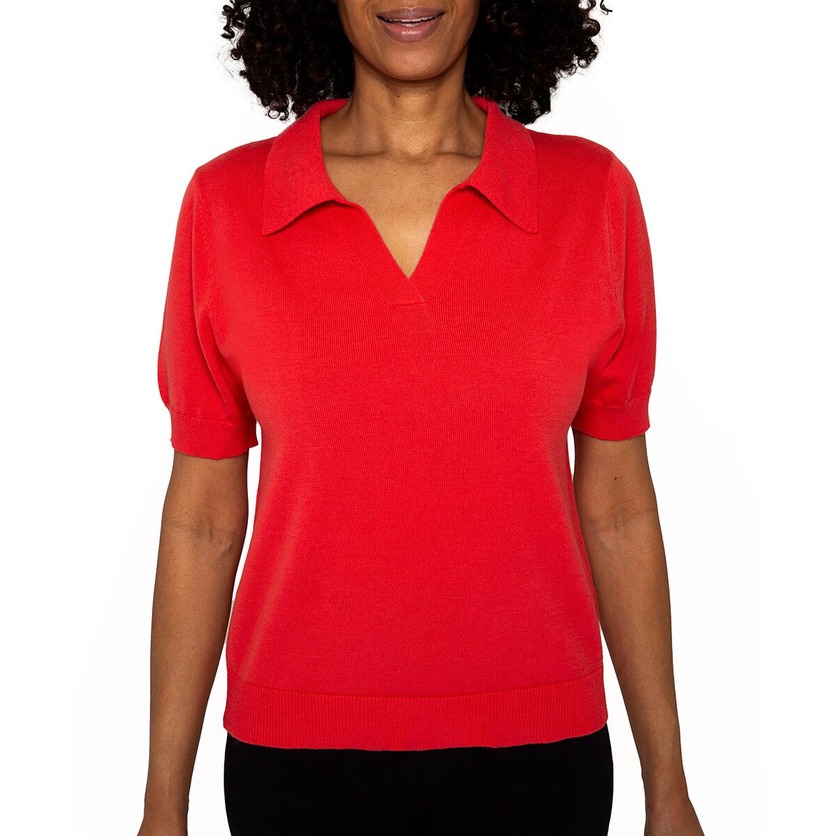 Mario Serrani Blusa para Dama Rojo Extra Grande