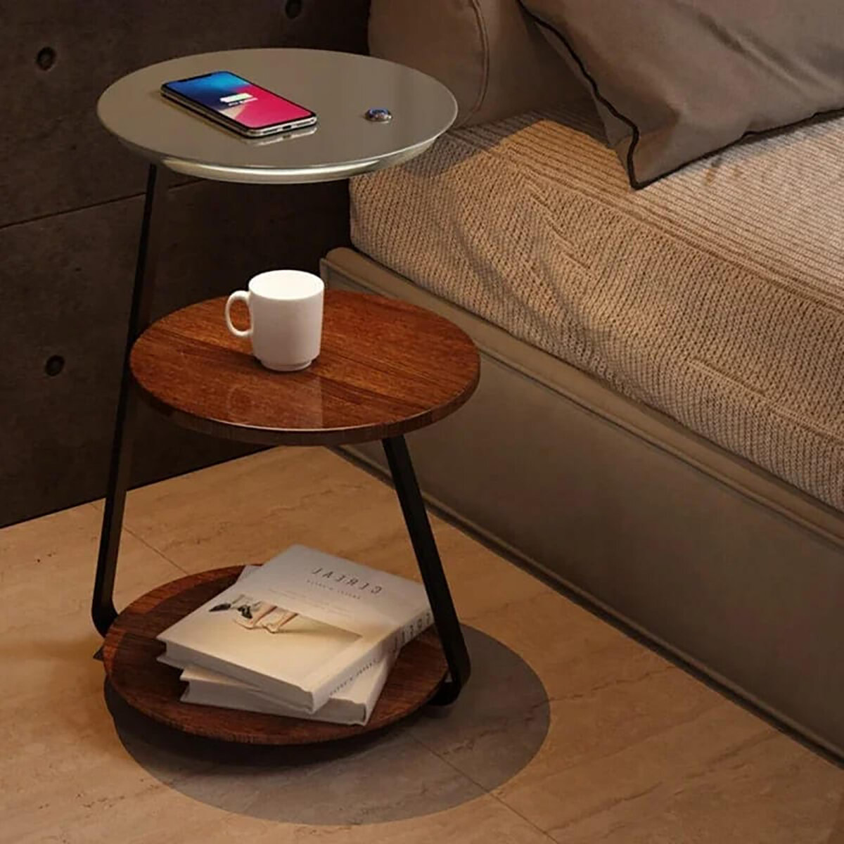 Artiva, Lámpara con Mesa y Cargador para Celular