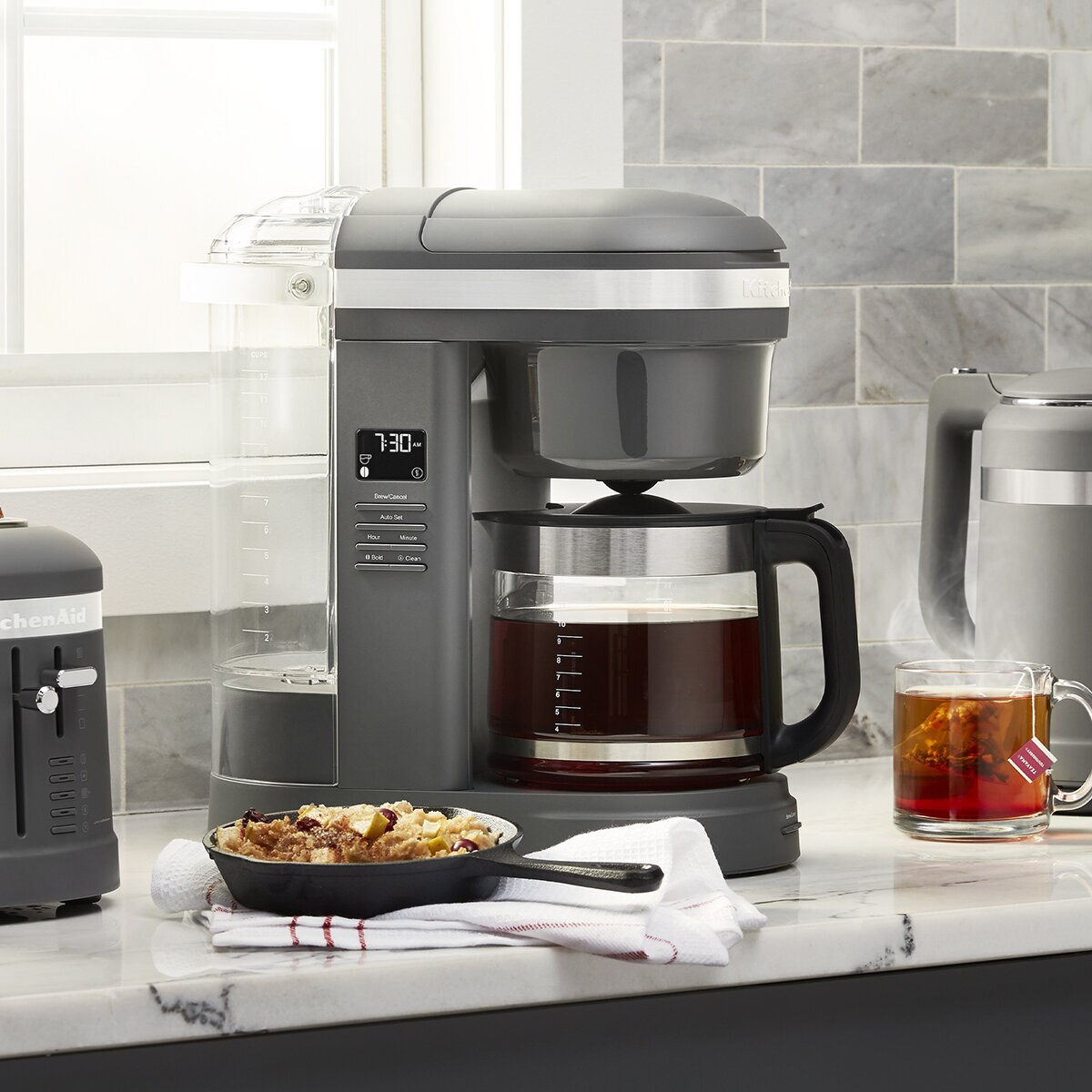 KitchenAid Combo Licuadora Cafetera y Tostador Plata