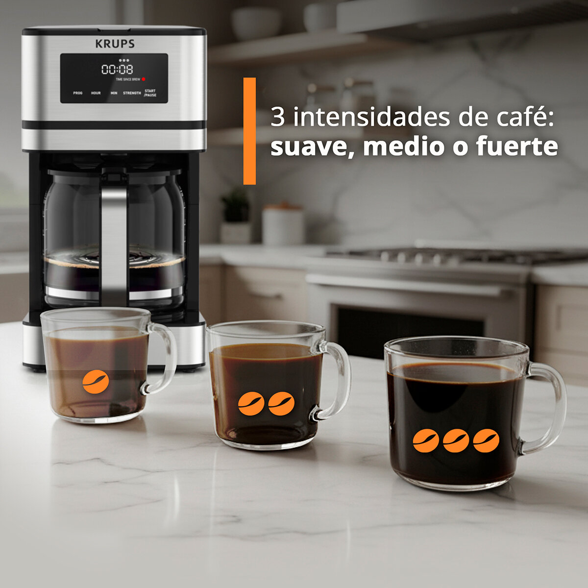 Krups Cafetera de Goteo 14 Tazas