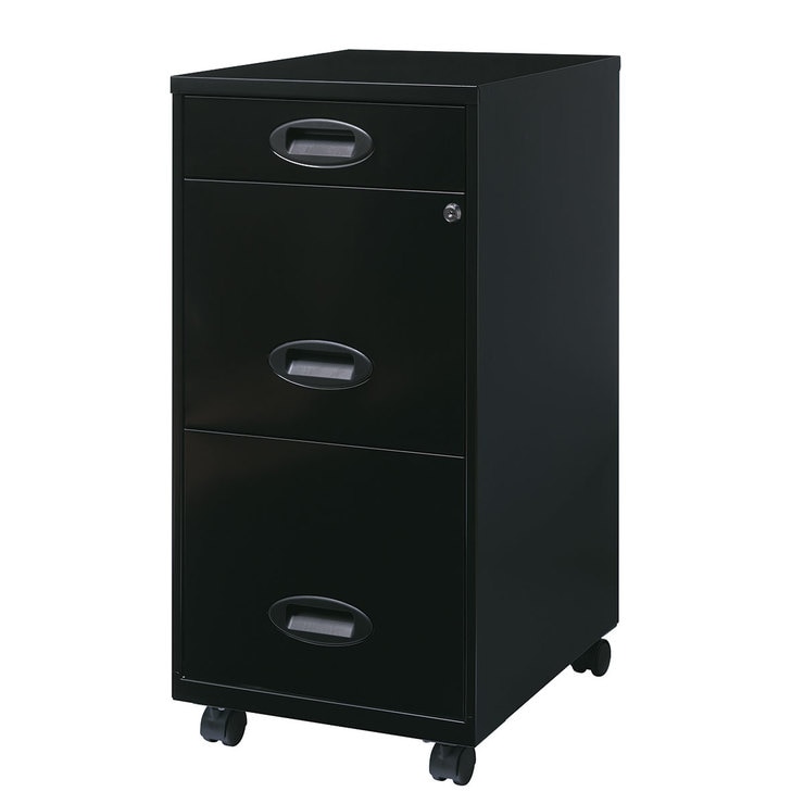 Hirsh archivero metálico dos cajones tamaño carta y un cajón lapicero