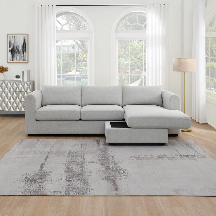 Ontai, Brevyn, Seccional de Tela con Cojines Reversibles