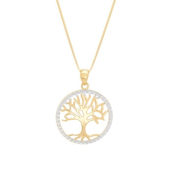 Dije Arbol de la Vida, Oro Amarillo 14K Dije Arbol de la Vida, Oro Amarillo 14K