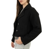 Nine West Abrigo Corto para Dama Negro Extra Chica