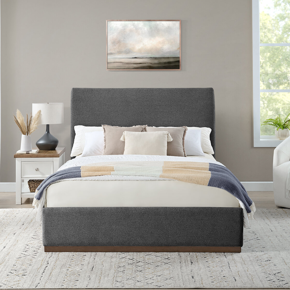 Northridge Home, Amelia, Cama King Tapizada