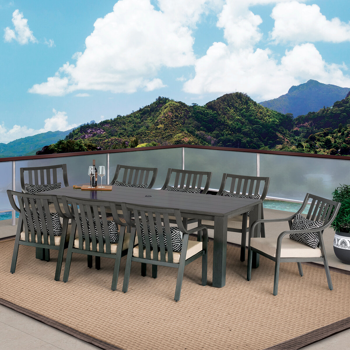 Atleisure, Catalina Juego de Comedor de 9 Piezas Costco...