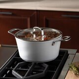 Westinghouse, Cacerola 28 cm de Cerámica Blanca, Acero Inoxidable