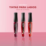 Tintas para Labios, Tony Moly, 3 piezas