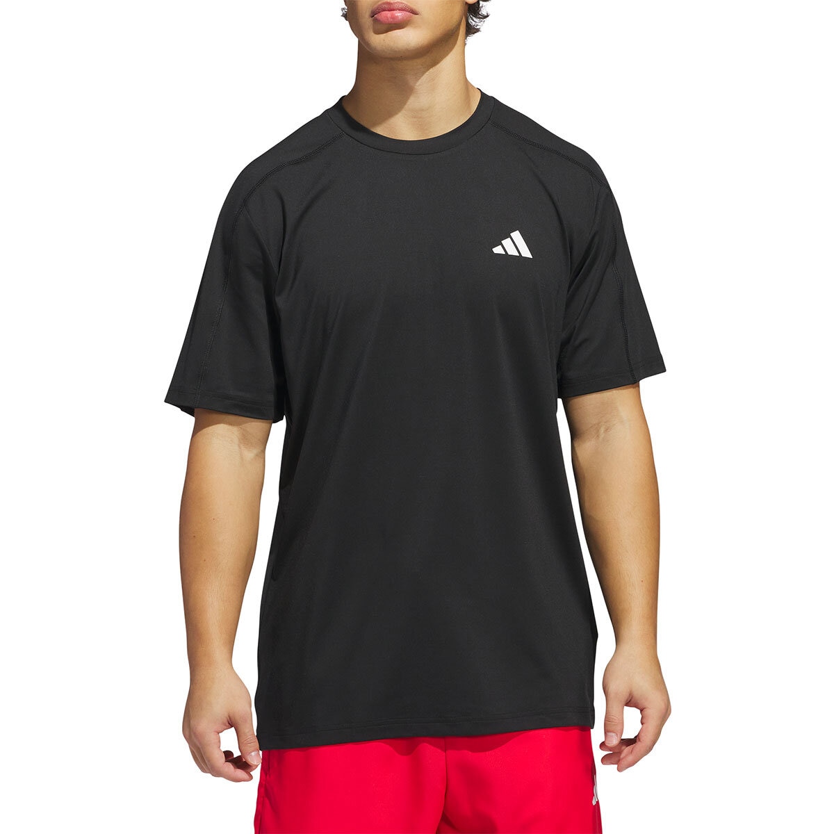Adidas Playera deportiva para Caballero Negro Mediana