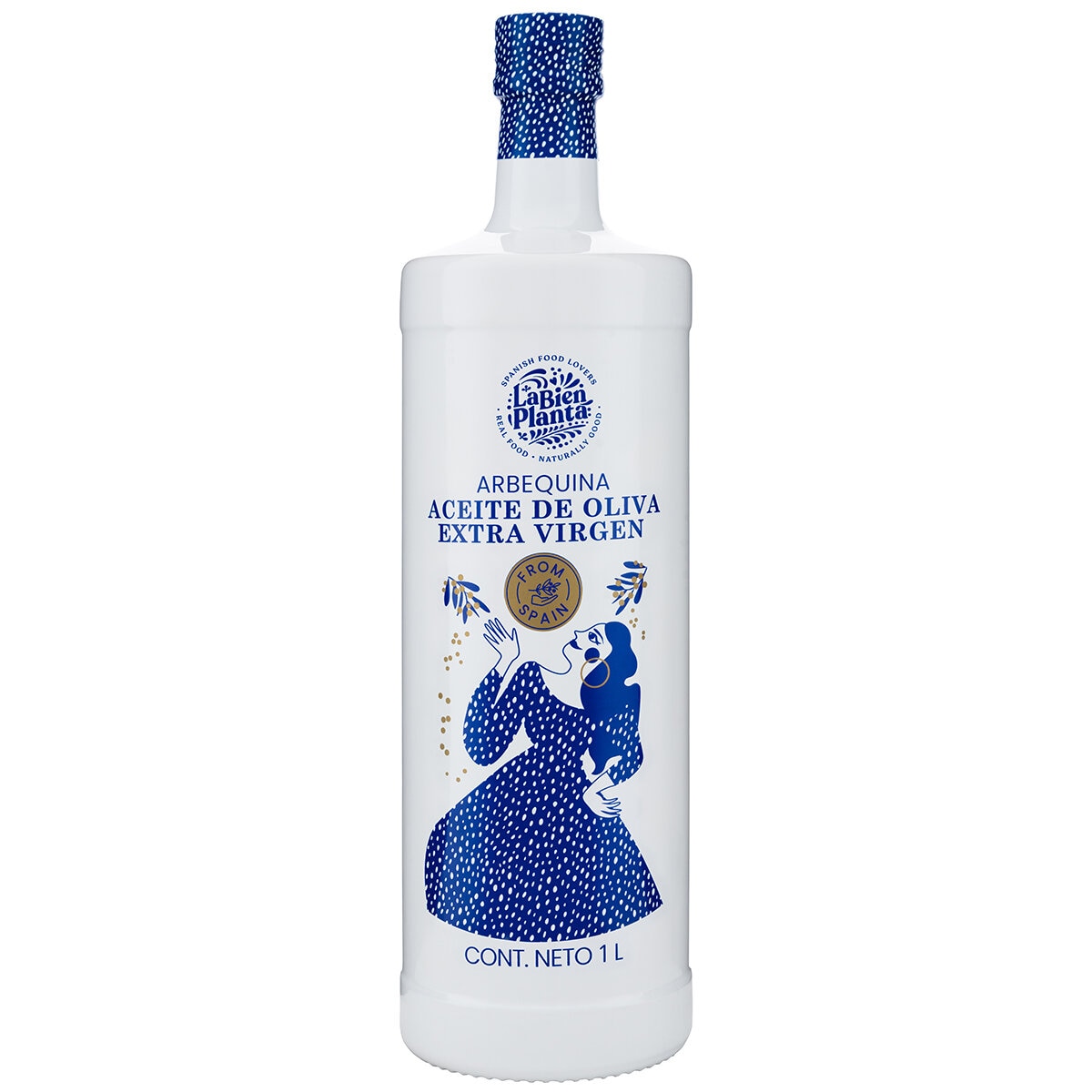 La Bien Planta Aceite de Oliva Extra Virgen Arbequina 100% Español Premium 1 L